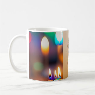 Elegante chinesische Vase auf einem Glas-Cup Kaffeetasse