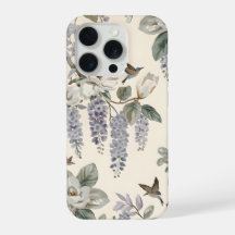 Elegante Chinoiserie Blumen & Vögel