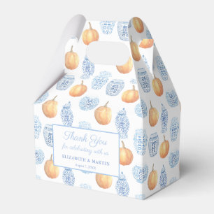 Elegante Chinoiserie Pumpkins Hochzeit im Herbst D Geschenkschachtel