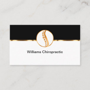 Elegante Chiropraktiker Theme Visitenkarten Visitenkarte