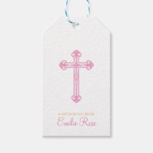 elegante CHRISTENING- oder BAPTISM-Kreuzfavoriten Geschenkanhänger