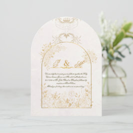 Elegante christliche Hochzeitseinladung Einladung