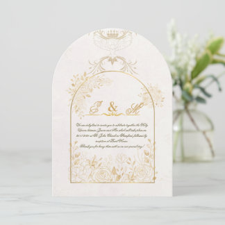 Elegante christliche Hochzeitseinladung Einladung