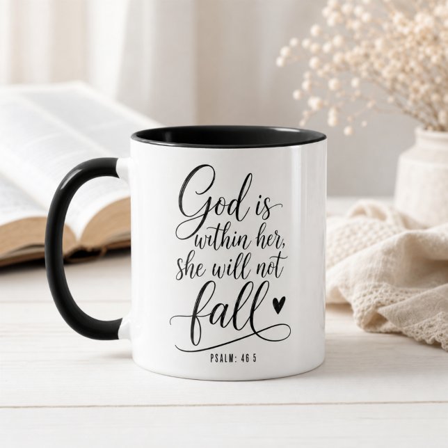 Elegante christliche Schrift Tasse (Von Creator hochgeladen)