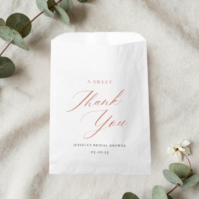 Elegante Citrus Floral Brautparty Süßigkeiten Geschenktütchen (Von Creator hochgeladen)