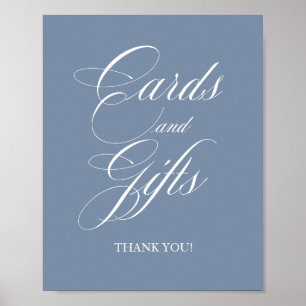 Elegante Classic Calligrafy Cards und Geschenke-Ze Poster