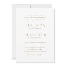 Elegante Classic Gold feierliche Hochzeit