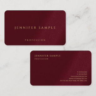 Elegante Classic Luxury Premium Pearl Paper Elite Visitenkarte