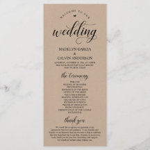 Elegante Classy Brown Rustic Kraft Hochzeitsfeier