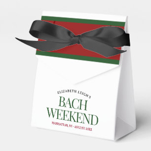 Elegante Cocktails Grün & Rot Bach-Wochenende Geschenkschachtel