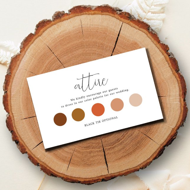 Elegante Code-Karte für das Hochzeitskleid Begleitkarte (Von Creator hochgeladen)