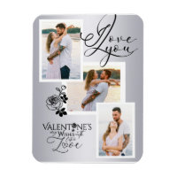 Elegante Collage zum Valentinstag