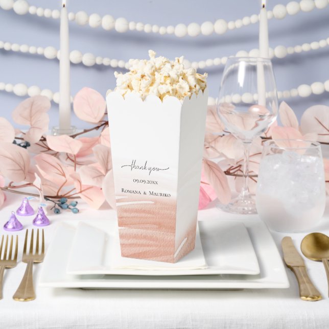 Elegante Coral Terracotta Wedding Geschenkschachtel (Hochzeit)