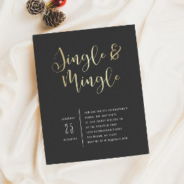 Elegante Corporate Jingle & Mingle-Party Einladung