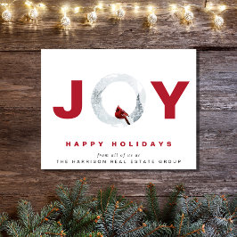 Elegante Corporate Joy Watercolor Feiertagskarte
