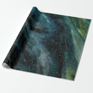 Elegante Cosmos Galaxy Geschenkpapier