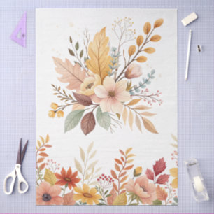 Elegante Cotattecore Fall Floral Bouquet Entdeckun Seidenpapier