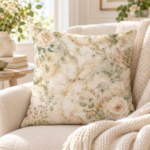 Elegante Cottagecore-Marmor-Botanik-Homedekoration