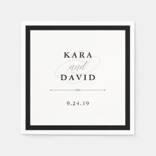 Elegante Couture Wedding Serviette