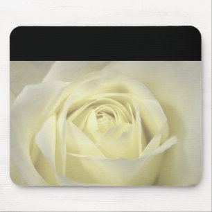 Elegante Cream Rose Mousepad