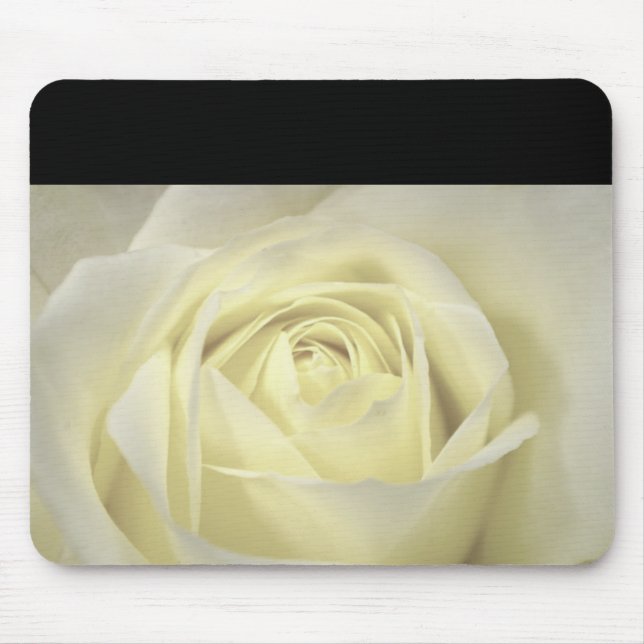 Elegante Cream Rose Mousepad (Vorne)