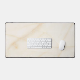 Elegante Creme-Marmor-Optik mit dezenter Goldader Schreibtischunterlage