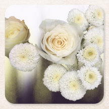 Elegante cremige Blumen