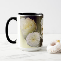 Elegante cremige Blumen