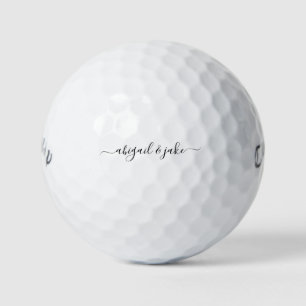 Elegante Custom Couple Names Callaway Warbird Golfball