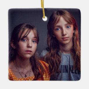 Elegante Custom Foto Keramik Keramikornament