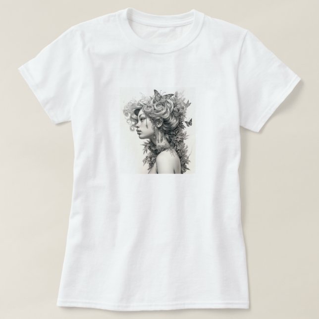 Elegante Custom Fügen Sie Ihre eigenen Foto Frauen T-Shirt (Design vorne)