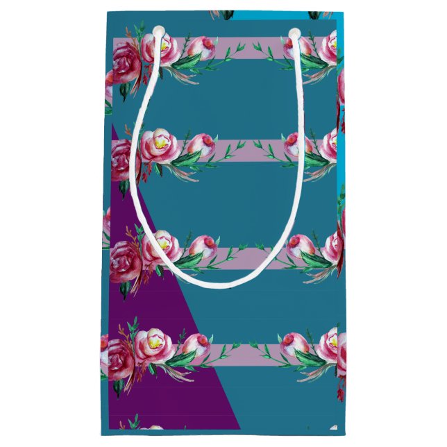 Elegante Custom Gift Bag Kleine Geschenktüte (Vorderseite)
