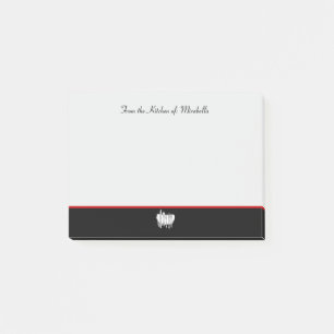 Elegante Custom Kitchen of Silverware Post it Note Post-it Klebezettel