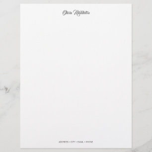 Elegante Custom Stationery Briefbogen