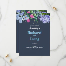 Elegante Custom Wedding Invitation Card Save The Date