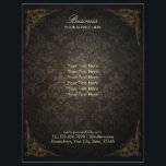 Elegante Damask Muster Vintage Broschüren<br><div class="desc">Elegante Damask Muster Vintage Broschüren.</div>