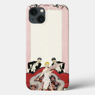 Elegante Dame im Paris-Kunst-Deko Case-Mate iPhone Hülle