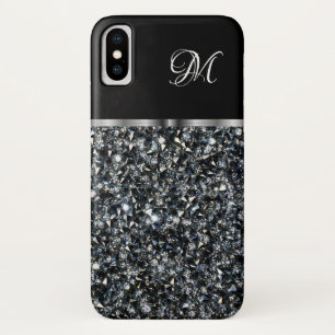 Elegante Damen-Kunststein-Juwel-Monogramm Case-Mate iPhone Hülle