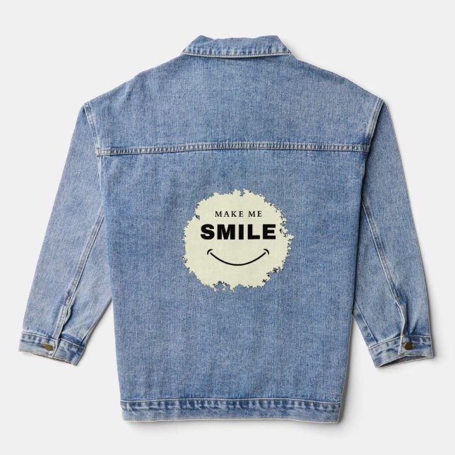 Elegante Damenjacke Jeansjacke (Rückseite)