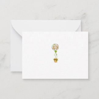 Elegante Dankeskkarte zur Babyparty Hello Baby Mitteilungskarte