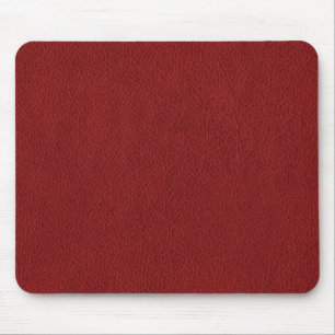 Elegante Dark Brown Imitate Leather Look Template Mousepad