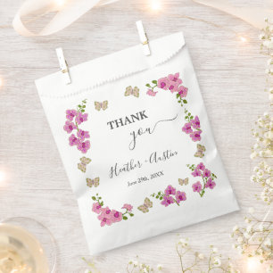 Elegante Delicate Lila Orchideen Bohemisches Gesch Geschenktütchen