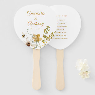 Elegante Delikatesse Hochzeit des Blumengeheimniss Fächer