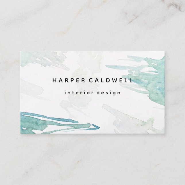 Elegante Design Business Card Visitenkarte (Vorderseite)