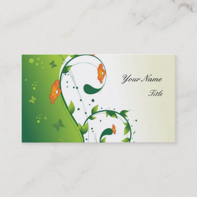 Elegante Designer Business Cards Visitenkarte (Vorderseite)