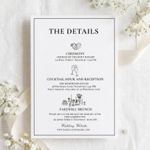 Elegante Details zum Hochzeitswochenende Zeitplan