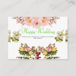 Elegante Details zur Hochzeitsfeier Begleitkarte