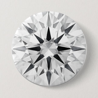 Elegante diamant-inspirierte 3"-Schaltfläche - ind Button