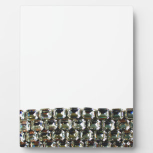 Elegante Diamanten-Edelsteine Fotoplatte