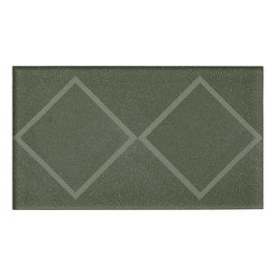 Elegante Diamond Frame Name Tag Namenschild